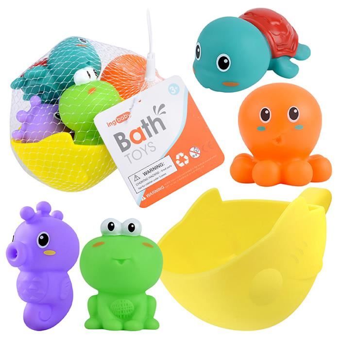 JOUET DE BAIN, 5PCS Bath--Ensemble de jouets de bain pour enfants