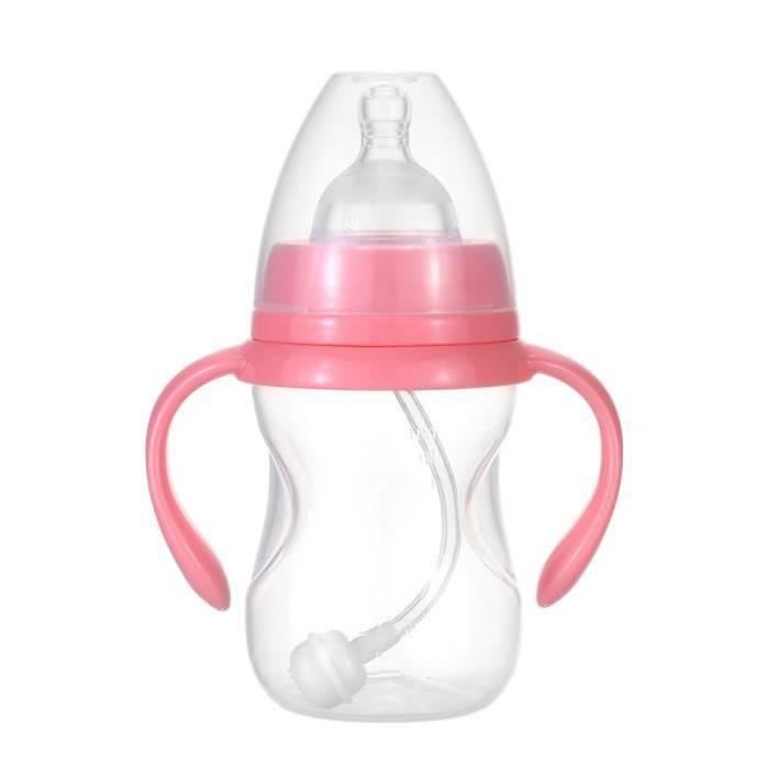 Dn162 Biberon D Allaitement Pour Nourrissons De 180 Ml 6 Oz Avec Tetine Douce Semblable A Du Sein Biberons Pour Bebe Portables Cdiscount Puericulture Eveil Bebe