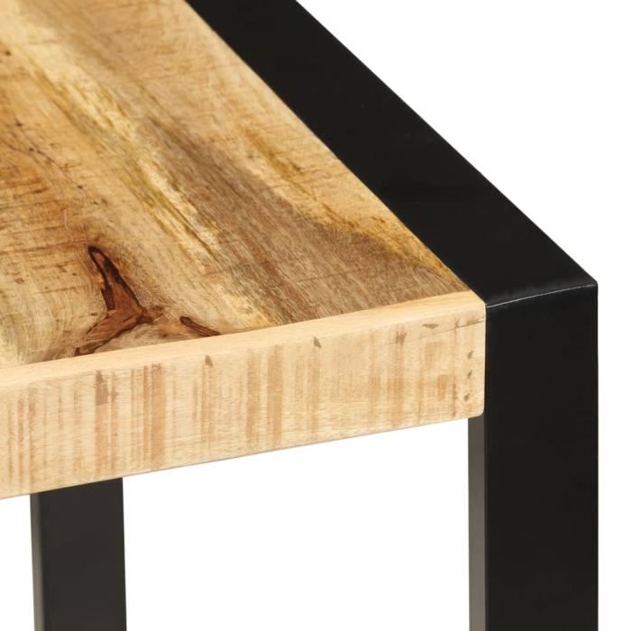 Zerodis Table de salle à manger 160x80x75 cm Bois de manguier massif AB247417 RE388