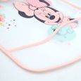 Disney - Minnie - Bavoirs 1er âge avec poche Floral Imprimé - 28 x 32 cm-1