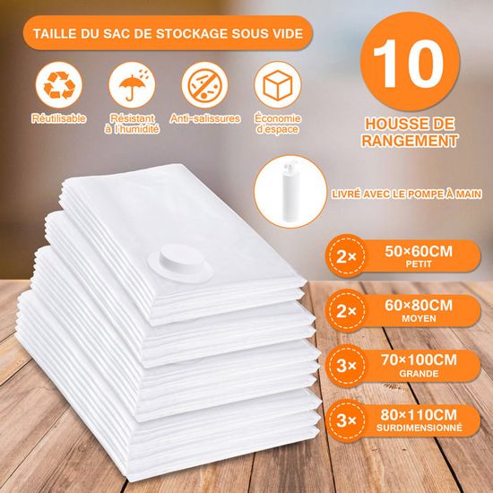 Amazon Sac Sous Vide Avec Pompe Pièces Sacs De Rangement