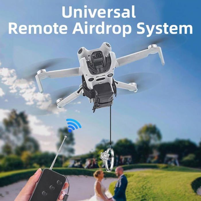 Lanceur de drone, distributeur à distance d'appâts de pêche, alliance Lanceur de drone, distributeur à distance d'appâts de pêche, alliance
