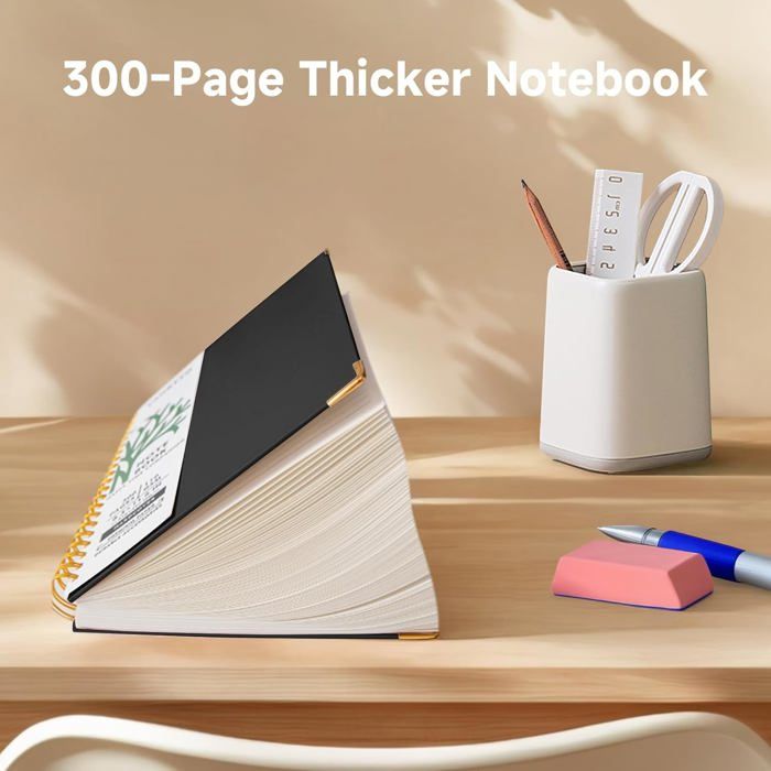 Yarotm Cahier Spirale A5 - Ligné Carnet De Notes 1 Pièce - A5 Cahier Spirale 21x14cm - 100g / M²