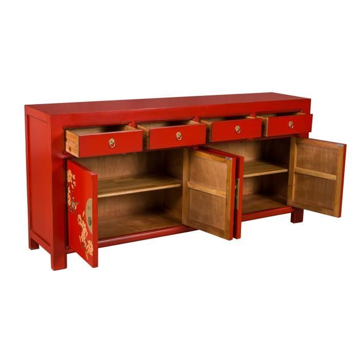 Fine Asianliving Buffet Chinois Lucky Rouge Peint La Main L 180 X P fine-asianliving-buffet-chinois-lucky-rouge-peint-la-main-l-180-x-p