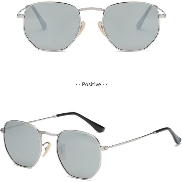 Lunettes De Soleil Polarisées Rétro Carrées Pour Hommes - Sport, Conduite, Pêche, Cyclisme | UV400, Miroir