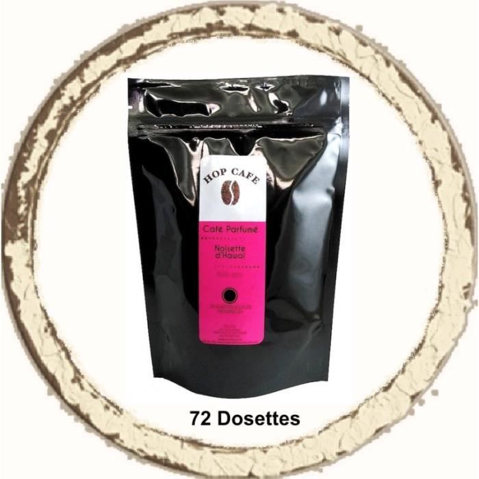 Pack 72 dosettes souples de café aromatisé Chocolat Noir