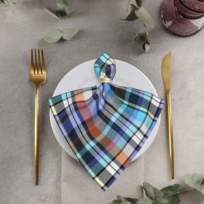 Lot De 70 Serviettes De Banquet En Polyester - Couleur Pêche - 40x40 Cm