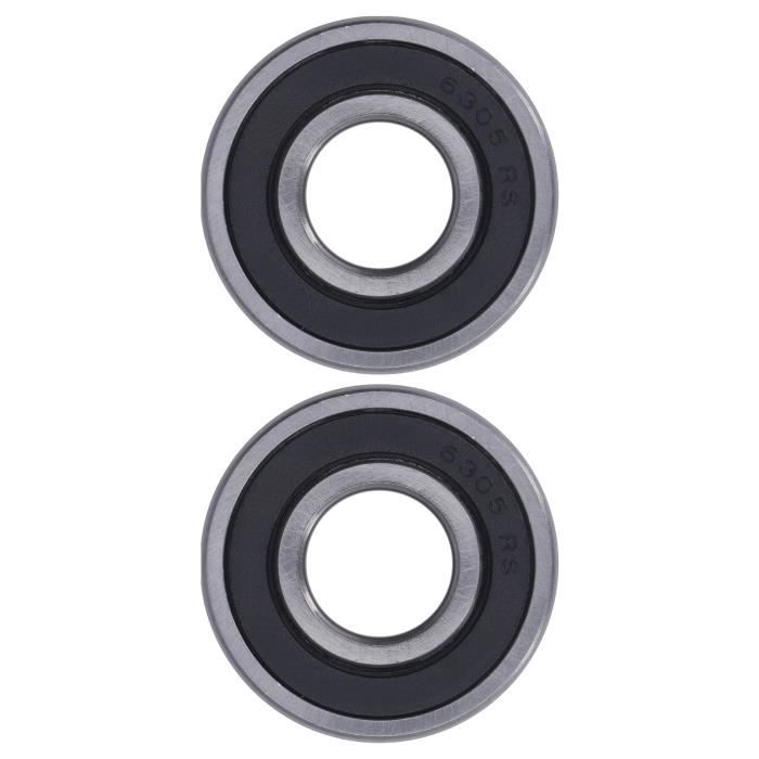 uxcell Roulement à billes 6206-2RS - 30 mm x 62 mm x 16 mm - Double étanchéité - 180206 - Roulement à gorge profonde - Acier carbone (lot de 10 uxcell Roulement à billes 6206-2RS - 30 mm x 62 mm x 16 mm - Double étanchéité - 180206 - Roulement à gorge profonde - Acier carbone (lot de 10