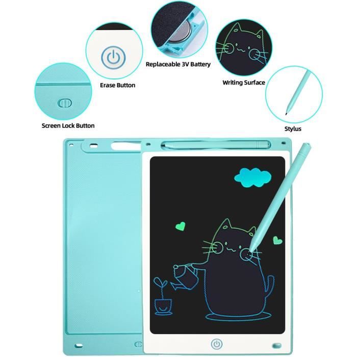 Tablette D'Écriture Lcd 10 Pouces Pour Filles De 3 À 9 Ans Avec Écran Tablette D'Écriture Lcd 10 Pouces Pour Filles De 3 À 9 Ans Avec Écran
