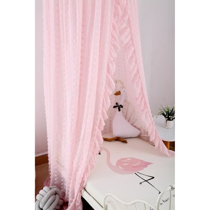 Ciel De Lit Navaris – Voile Baldaquin Décoratif 240x50cm – Menthe Glaciale – Neuf