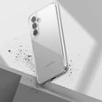 Pour Samsung Galaxy A54 5G 6.4": Coque silicone gel UltraSlim - TRANSPARENT + 3x Films Verre Trempé d'aluminium super résistant 9H-2