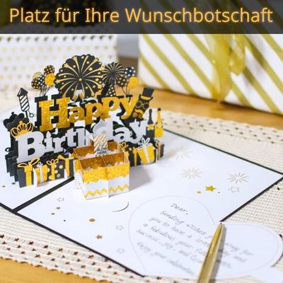 Carte Anniversaire Chat APOTODITO Carte D'anniversaire 3D Avec Musique Et Lumiu00e8re, Carte Carte De Félicitations Mariage