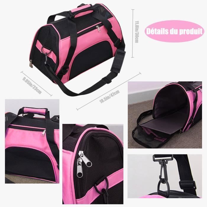 Sac De Transport Pour Chien Et Chat, Pratique Et Respirant, Super Pour Les Balades !