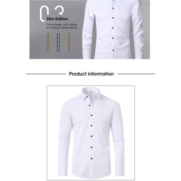 Chemise Zippée Manches Longues ICEFIL Tailored Sportsman – Bleu Ciel/blanc/argent, Neuve