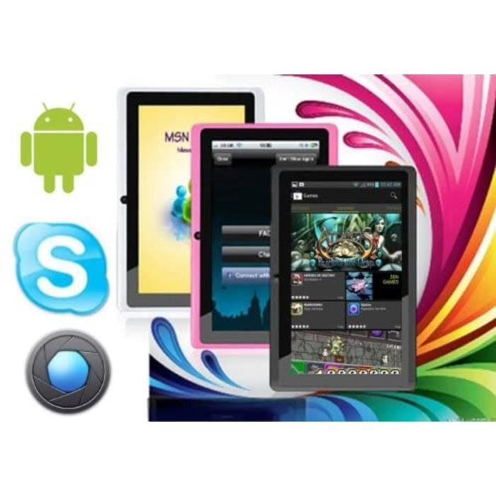 Tablette Tactile 9 Pouces Android 4.4 Bluetooth Quad Core 8go Noir