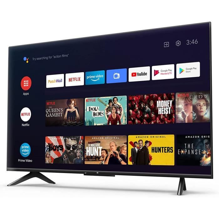 Xiaomi Smart TV P1E 32" – UHD, HDR10, Android, Netflix, Prime Video, Bluetooth