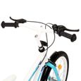Vélo pour enfants 18 pouces Bleu et blanc - Meilleures Mobiliers®NIFKKO® - WTCH-3