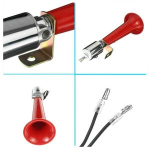 KIT DE KLAXON COWBELL ELECTRIQUE 110 DB CHROME POUR HARLEY DAVIDSON