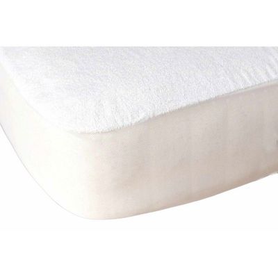 Savel Protège-Matelas Imperméable 80x190 Cm Avec Traitement Aloe Vera - Éponge Bouclette 100% Coton, Anti-Acariens, Respirant Et Lavable 95°C