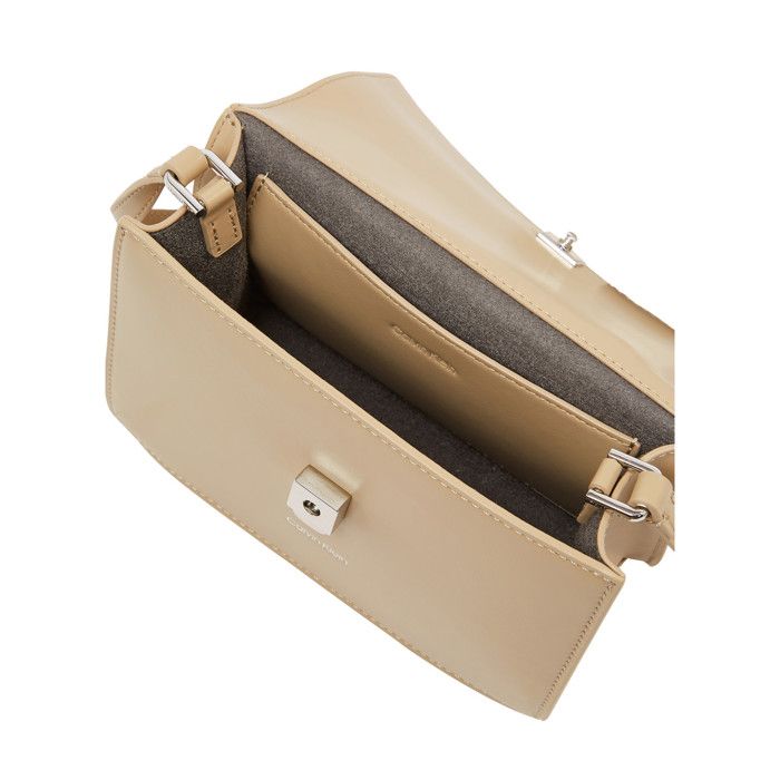 Petit Sac à Main En Cuir Vintage La Bagagerie - Marron, Fermeture éclair - Occasion