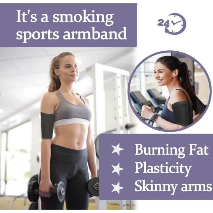 Bandes De Sudation Pour Bras – Ajustables – Pour Affiner Et Tonifier Pendant Le Sport Ou Au Quotidien