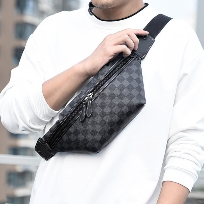 Mode Vintage Sac Banane En Ceinture R glable Poche Ventrale