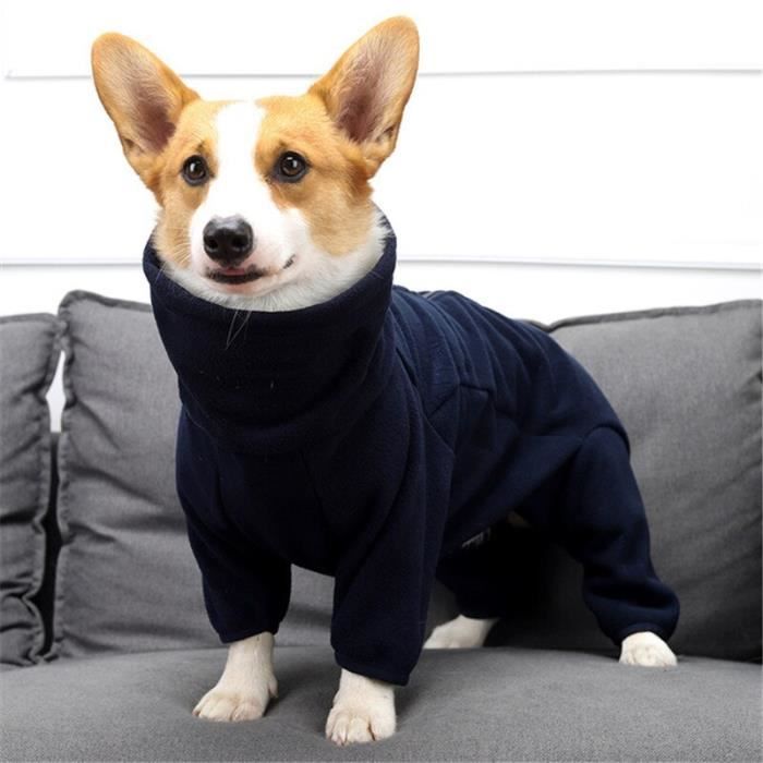 Manteau Polaire chien v tements hiver pais chaud chien manteau