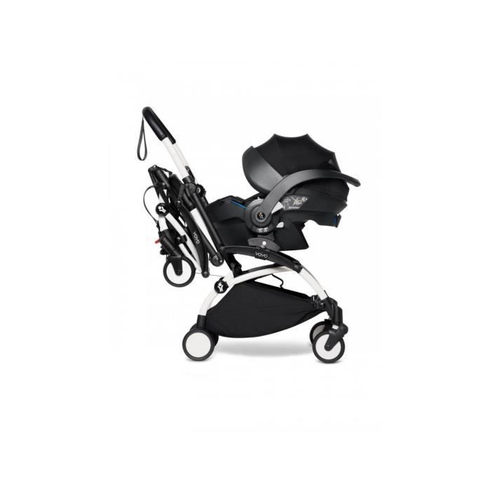 Poussette double Babyzen YOYO 2 Blanc et Aqua Siege auto inclus Cdiscount Puericulture Eveil bebe