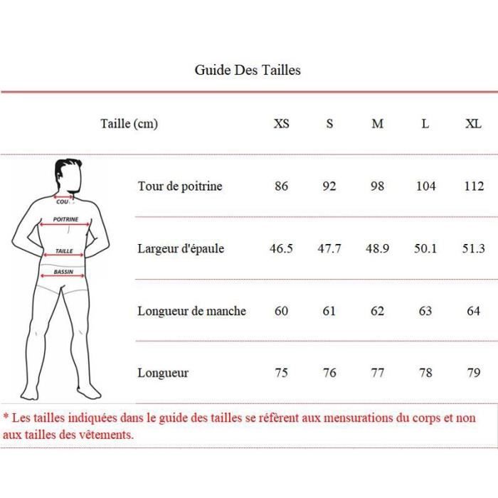 Les tailles de chemise online