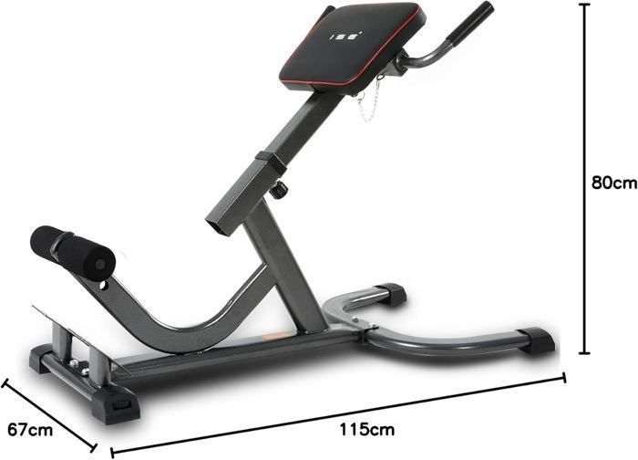 Banc De Musculation Pliable ISE SY-5021 - 6 Positions Réglables 0°-180° - Charge 120kg