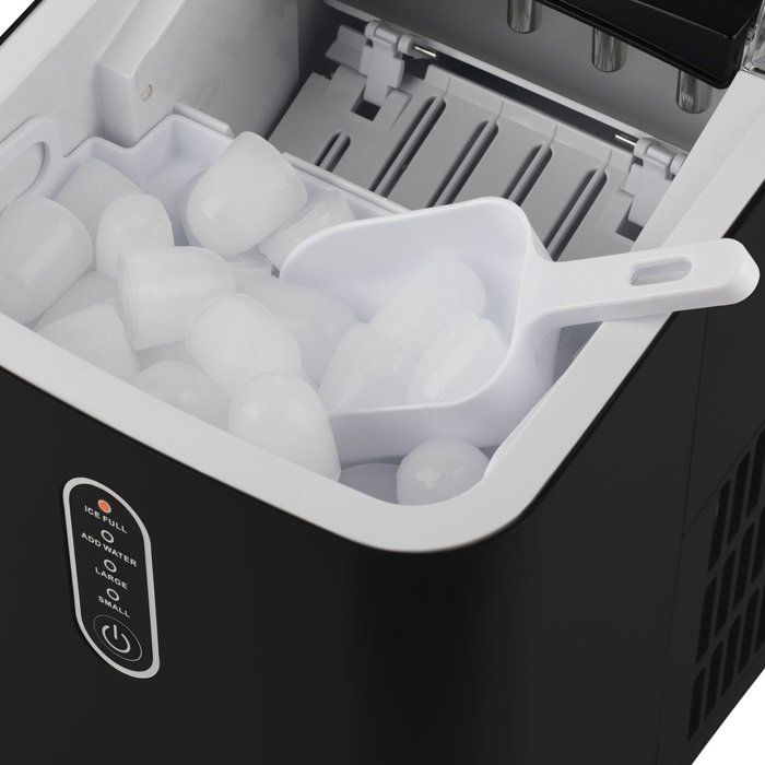Machine à Glaçons PRIMO PR409IB - 12 Kg/24h, Réservoir 0,8L, Autonettoyante, Compacte Et Noire