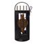 Imex El Zorro 10048 Serviteur de chemin/ée en inox avec accessoires et soufflet Noir 68 x 23 x 14 cm