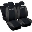 Lupex Shop Housses de siège auto compatibles pour Duster Noir Gris Foncè-0