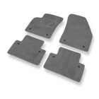 MOSSA Tapis de sol velours adapté pour Volvo C30 I (2006-2012) - 4 pièces - gris
