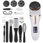 LEMONDA Rapeuse Pieds Electrique,Outil de Meuleuse de Pied électrique Etanche,Lime à Pied Pédicure, Transmission à Deux Vitesses - Blanc