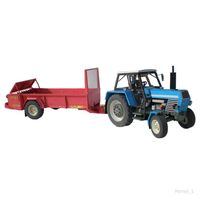 Tracteur Papier Miniatures pour Adultes - COLAXI - Modèle 8011 - Blanc - Jouet - Intérieur