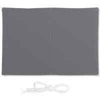 Voile d'ombrage rectangle RELAXDAYS - Protection UV - Diffuseur d'ombre - Gris