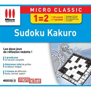 JEU PC SUDOKU KAKURO / JEU PC CD-ROM