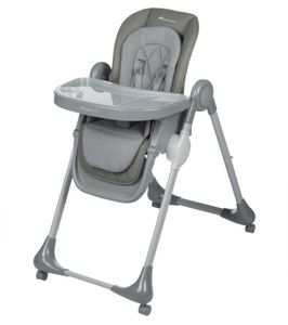 CHAISE HAUTE  BEBECONFORT OLEA Chaise haute bébé, évolutive, multi-positions; de la naissance à 3 ans (15 kg), Mineral Gray