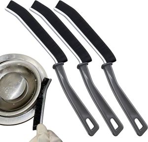 Luzkey Brosse de Nettoyage pour Joints, Brosse à Récurer Multifonction, Brosse à Carrelage, Nettoyeur de Joints pour Cuisine Bleu