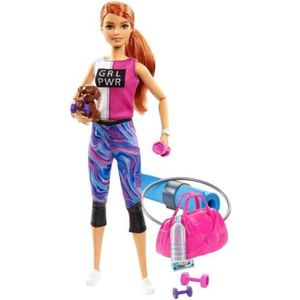 Barbie Team Stacie Doll Ensemble de jeu de gymnastique avec accessoires