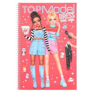 Depesche 11967 TOPModel Dress Me Up - Livre de coloriage de 24 Pages pour  Dessiner des Tenues de Mode, avec des Figurines de mannequins pré-imprimées