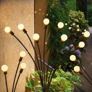 BALISE - BORNE SOLAIRE  Lumiere Solaire Exterieur, 4Pcs Lampes De Jardin 8