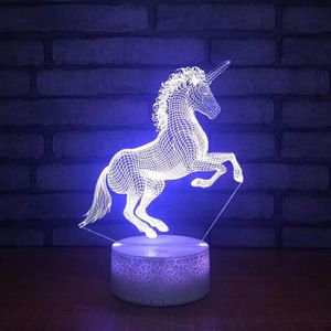 Objet lumineux d interieur-Illusion 3D Visual Night Light 7 Couleurs LED  Bureau Chambre Décor À La Maison_Yumy0619022 - Cdiscount Maison