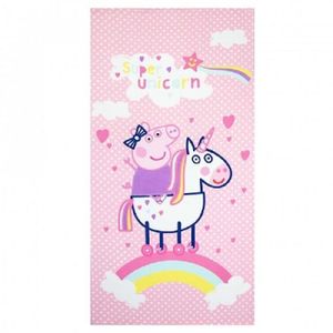 Jerry Fabrics Peppa Pig Ready For Holidays Serviette De Plage 70x140 Cm - 100% Coton
