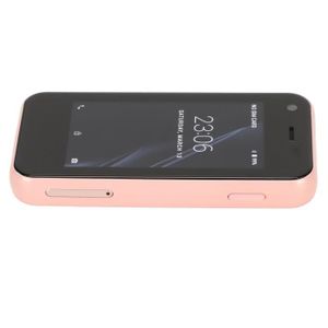 Téléphone portable Mini téléphone portable rose 2,5 pouces WiFi GPS 1
