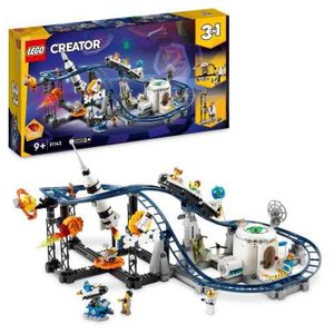 ASSEMBLAGE CONSTRUCTION Avec ce set LEGO® Creator 3-en-1, les enfants vont adorer dévaler les montagnes russes de l'espace puis les transformer en tour de