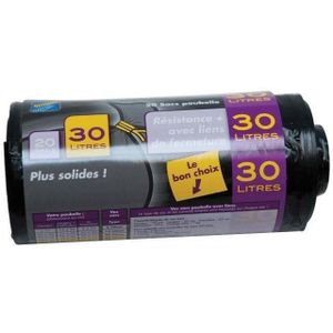 Sac poubelle 30 litres rectangulaire