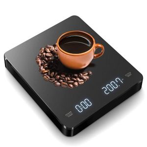 Petite balance à café de poche avec minuterie, grand écran LCD, espresso  numérique, fonction tare, 1000x0.1g