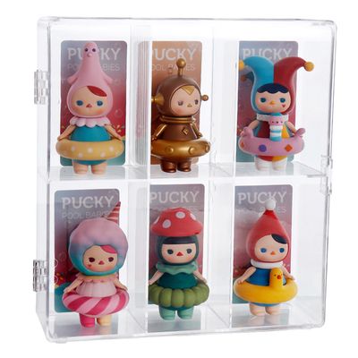 OPO 10 Lot de 20 boites avec Couvercle + Socle pour Voiture Miniature de Collection 1/43 - vitrine Cristal Acrylique